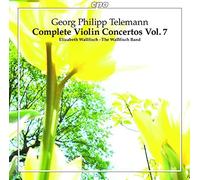 Telemann: Violin Concertos 7 [The Wallfisch Band; Elizabeth Wallfisch] [Cpo: 777881-2]