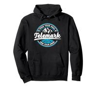 Telemark Ski Nordic Alpine - Heel Free Fun Sport Sweat à Capuche