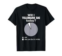 Télémark Ski Nordic Alpine Today Diagramme T-Shirt