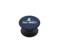 Telemark Skis Addict PopSockets PopGrip Adhésif