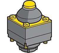 Telemecanique PSN - det 08 03 - tête poussoir acier