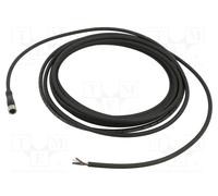 Connecteur femelle M8 droit 4 broches câble 10m PUR XZCP0941L10