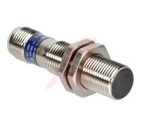 Telemecanique XS112B3PAM12 Capteur de proximité inductif, montage encastré, corps court en métal de 12 mm, câblage PNP à 3 fils, entrée PNP, pas de sortie, micro-connecteur M12