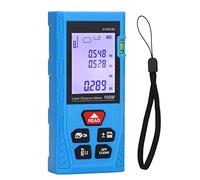 Télémètre avec Plage de Mesure de 0,05 à 100 mètres - Testeur de détection de lumière Rouge Portable avec lentille de Mise au Point Optique asphérique et Stockage de données de