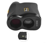 Télémètre de golf 500 m avec grossissement 6X, mesure de distance numérique pour golf, chasse, mode drapeau, mode brouillard, précision +/-1 m, compact et léger pour les sports de plein air