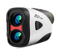 Télémètre de golf avec pente, support magnétique amélioré 2026, écran LCD HD zoom 6x, verrouillage du drapeau avec vibration, rechargeable intégré