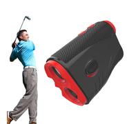 Télémètre De Golf Rechargeable avec Fonction Marche/arrêt De La Pente - Grossissement X7, 3 À 1 200 Mètres, Précision De ± 0,1 Mètre, Verrouillage du Drapeau Et Bande Magnétique,Black
