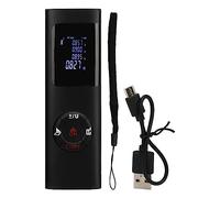 Télémètre électronique, Télémètre 0,05-60 M, Outil de Mesure Numérique à Poignée Portable Télémètre, pour la Maison, Le Bâtiment, L'industrie, L'entrepôt, Batterie