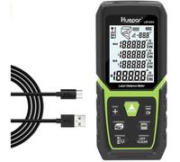 Télémètre Laser 100m Mesureur Huepar Précision Multimodes LCD Rétro-Éclairage Pythagore/ Distance/ Volume+Manuel Français-LM100A