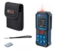 Bosch Professional télémètre laser GLM 50-22 (portée : jusqu’à 50 m, robuste, IP65, ± 1,5 mm*, 2 piles AA, dragonne, housse)