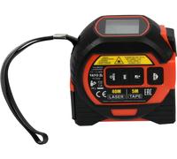 Télémètre laser 40 m avec ruban à mesurer rétractable de 5 m
