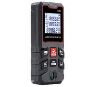 Telemetre Laser 40M, Kingcenton Metre Laser Numérique,avec Niveau Électronique Amélioré, Précision ±1.5 mm,Unités M/in/Ft/Ft+in,Rétroéclairage LCD,P54