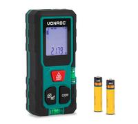 Télémètre laser 50 m - mesure distance, surface, volume & Pythagore | Compact et précis