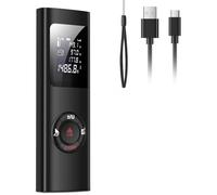 Télémètre Laser 60m, Portable,Numérique,Mesure Distance, Surface,Volume,Fonction Pythagore,IP54,LCD Rétro-éclairage,Rechargeable