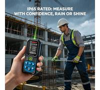 Télémètre laser Bosch GLM 50-27 CG à faisceau vert, compact et résistant aux chocs, idéal pour des mesures précises dans des environnements lumineux GLM50-27CG Only tool
