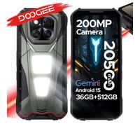 DOOGEE V Max LR 5G téléphone robuste télémètre Laser double lumières de Camping 16GB 512GB ROM 6.78 ''affichage 20500mAh batterie Smartphone 16 Go 512 Go Noir