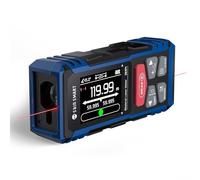 Télémètre Laser Double SainSmart, télémètre bilatéral Rouge 120 m avec écran LCD rétroéclairé, télémètre Laser Rechargeable, Niveau électronique, capteur de Longueur/Surface/Volume/Angle