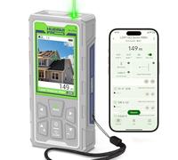 Telemetre Laser Extérieur Huepar Pro 150 m avec Caméra et Bluetooth, Technologie P2P, Application Gratuite Metre Laser, Étanchéité IP68, Câble Micro USB, Dragonne et Étui - SW-150GQ