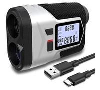 Télémètre Laser Golf Rechargeable 650m - Jumelles avec Écran LCD, Mesure Vitesse/Angle, Verrouillage Drapeau et Vibration