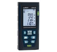 Télémètre laser jusqu'à 40 mètres avec fonctions de mesure polyvalentes - point à point - calcul de surface et de volume - mesure par Pythagore Limit LDM40