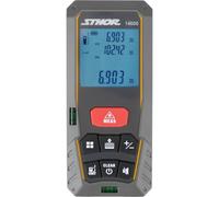 Télémètre laser numérique 40 m - Calcul de surface et de volume, écran LCD, modes Pythagore