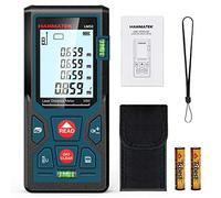 Télémètre Laser Numérique,HANMATEK LM50 50m Mètre Laser numérique,Mesure du théorème de Longueur/Zone/Volume/Théorème de Pythagore avec Rétroéclairage LCD, IP54