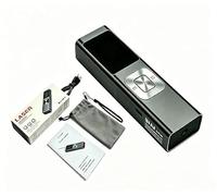 Télémètre laser numérique portable, projecteur laser à croix de visée, outil de mesure infrarouge avec boîtier en alliage d'aluminium (100 mètres)