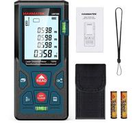 Télémètre laser numérique - PZCC - LM100 - 100 m - Écran LCD rétroéclairé - IP54, précision ±1,5 mm