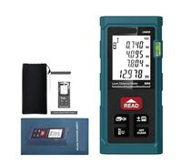 Télémètre laser/r numérique, mesure de volume/surface/angle/théorème de Pythagore, télémètre laser/r, auto-étalonnage(LM80D)
