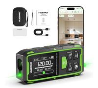 Télémètre Laser Vert à Double Faisceau de 120 m avec Bluetooth Huepar