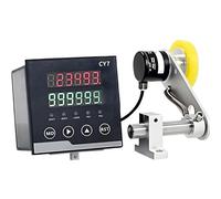 Télémètre numérique 0-999 999 avec Compteur Haute fréquence, Alarme, Commandes de décélération/arrêt/Coupure, 3 Modes de Mesure, Remise à zéro Automatique, pour Textiles et Tissus