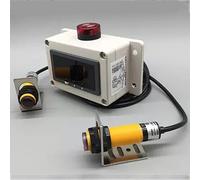 Télémètre numérique avec Compteur Automatique de Ligne et capteur de débit, Affichage LED, Double sonde, Distance de détection de 0 à 5 m, Plage de comptage de 0 à 99 999, Alarme sonore et l