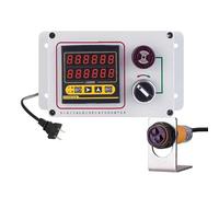 Télémètre numérique, Compteur numérique, comptage inductif Automatique jusqu'à 999 999, Affichage LED à Double rangée, Distance de détection 30 cm/50 cm/70 cm, idéal pour Les usines, Les Ate