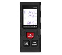 Télémètre Portable avec précision de Niveau millimétrique et portée de 40 mètres - Outil de Mesure de lumière Rouge Portable avec lentille de Mise au Point Optique asphérique et