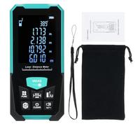 Télémètre Professionnel 120 m/393 Pieds Télémètre à Ruban avec Zone de volumes continus Unique Modes de Mesure de Pythagore Télémètre numérique (D3-120)