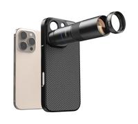 Téléobjectif 10x + Objectif Macro 200 mm pour Smartphones,Haute qualité, Compact, Facile à Transporter et à Utiliser. Compatible avec la Plupart des Smartphones Courants (TM10 iPhone 16 Pro Max dédié)