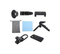 Téléobjectif 22x pour iPhone Métal HD pour Zoom Clip Téléobjectif 22x (pour | Alliage métallique durable, résistant aux rayures, taille 3,8 x 1,3 x 1,3 cm, finition noire, résistant à l'usure quotidienne