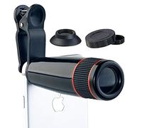 Téléobjectif avec zoom optique 12x pour smartphone et tablette [Somikon]