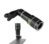 Téléobjectif De Téléphone - Kit D'appareil Photo Haute Définition En Verre | Outil De Mise Au Point Optique Externe Zoom 20x | Ce Clip De Télescope Portable Améliore Les Photos Longue Distance Pour Le