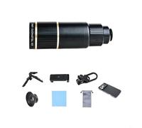 Téléobjectif en métal pour iPhone 17ProMax 22X avec zoom pour téléphone portable pour une photographie haute définition améliorée et des photos détaillées de nature ou de sport (pour 15)