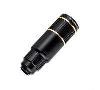 Téléobjectif HD 22x pour smartphone - Zoom équivalent 720 mm pour la faune et le sport - Télescope monoculaire compact avec support trépied pour iPhone et Android (noir)