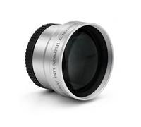 Téléobjectif professionnel 2X compatible avec Sony HXR-MC50E - Verre optique japonais, mise au point automatique et manuelle, montage vissé, amélioration du zoom longue portée pour la faune, les