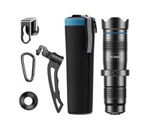 Téléobjectif Puissant 20X-40X, Télescope HD, Lentilles De Caméra Téléphone Portable avec Trépied, Zoom Longue Portée, Monoculaires for Le Camping(28X Lens)