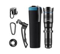 Téléobjectif Puissant 20X-40X, Télescope HD, Lentilles De Caméra Téléphone Portable avec Trépied, Zoom Longue Portée, Monoculaires for Le Camping(36X Lens)