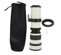 Teleobjectif zoom blanc 420-800 mm, ouverture f/8,3-16, mise au point manuelle complete, pour appareil photo Olympus a monture OM