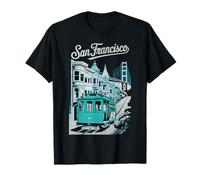 Téléphérique historique San Francisco Retro SF T-Shirt
