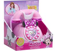 Just Play Téléphone à Cadran Minnie Mouse de Disney Junior avec Effets sonores et Lumineux, Jouets pour Enfants de 3 Ans et Plus