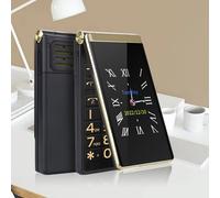 Téléphone à clapet déverrouillé pour seniors M1 avec écran 2,4", batterie 5900mAh, couleur or