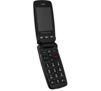 Téléphone à clapet Doro Primo 406 - Noir, Argent - 6,1 cm (2.4"") - 0,3 MP - Bluetooth - 1050 mAh