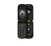 Téléphone à clapet Hammer DIG LTE 4G Robuste, 2 écrans, sans simlockage, Double SIM, sans contrat, 1200 mAh, 4G/LTE, étanche IP68